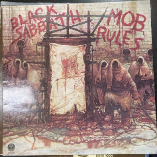 Black Sabbath - Mob Rules (EU/1981) LP (VG-VG+/VG+) -heavy metal-