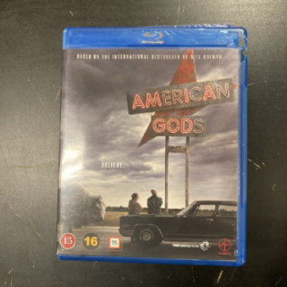 American Gods - Kausi 1 Blu-ray (M-/M-) -tv-sarja- (kotelo rikki)