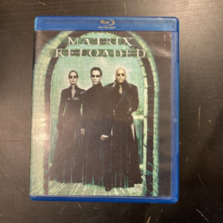Matrix Reloaded Blu-ray (M-/M-) -toiminta/sci-fi-