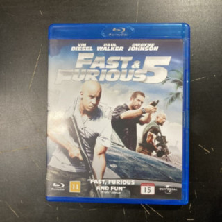 Fast & Furious 5 Blu-ray (M-/M-) -toiminta-