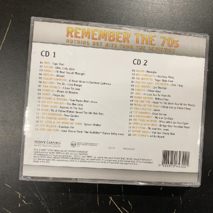 V/A - Remember The 70's (Nothing But Hits From The Seventies) 2CD (VG+/M-)