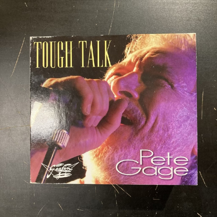 Pete Gage - Tough Talk CD (VG/VG) -blues rock-