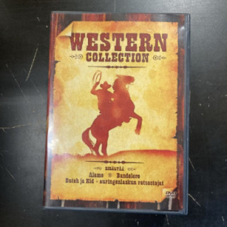 Western Collection (Alamo (1960) / Bandolero / Butch ja Kid) 3DVD (VG+-M-/M-) -western-