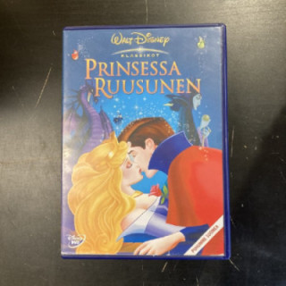 Prinsessa Ruusunen DVD (VG+/M-) -animaatio-