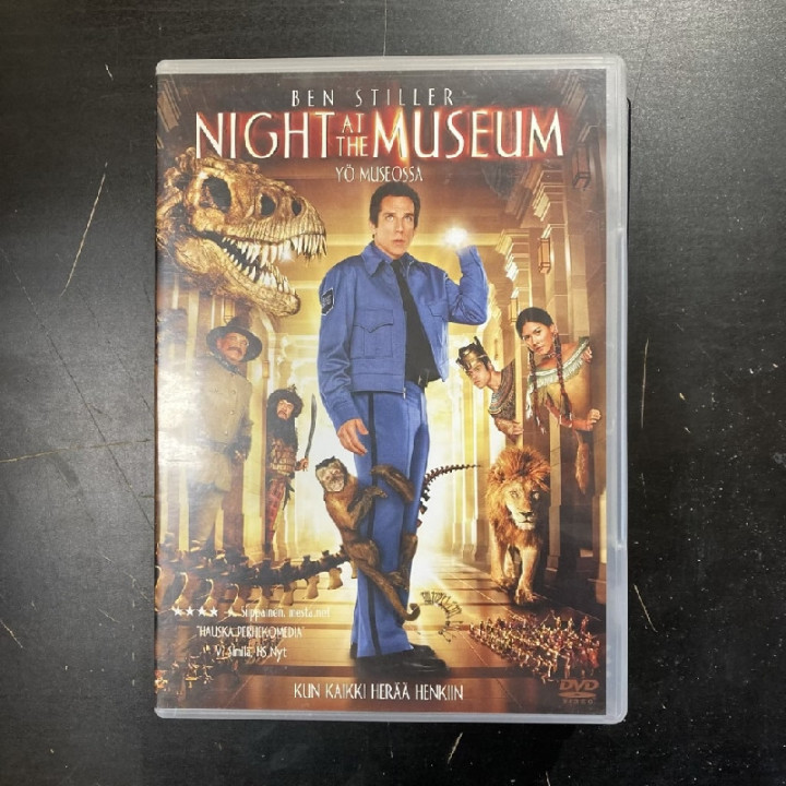 Night At The Museum - Yö museossa DVD (M-/M-) -komedia-