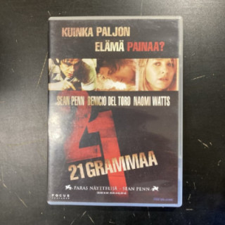 21 grammaa DVD (VG/M-) -draama-