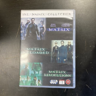 Matrix Collection 3DVD (VG+/M-) -toiminta/sci-fi-