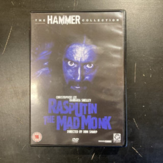 Rasputin - The Mad Monk DVD (VG+/M-) -kauhu/draama- (ei suomenkielistä tekstitystä)