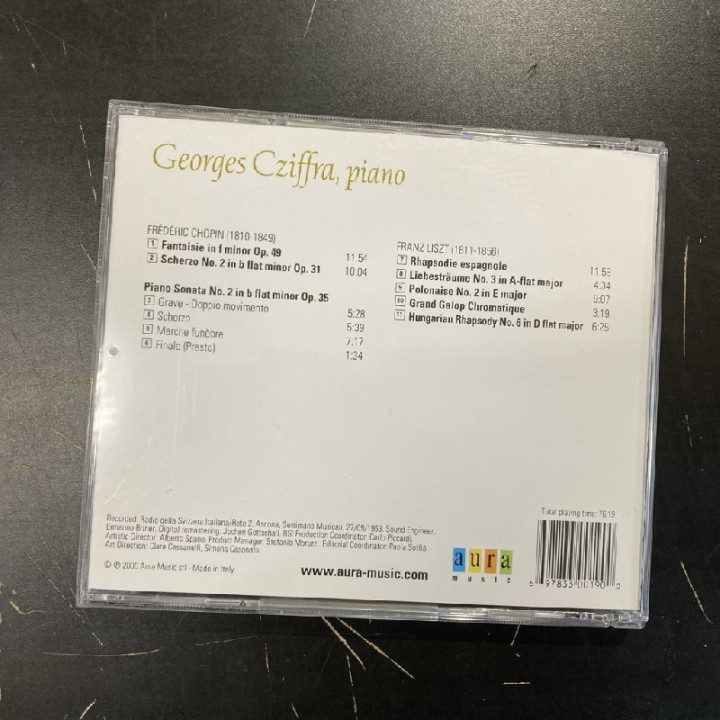 Georges Cziffra - Plays Chopin, Liszt CD (M-/M-) -klassinen-