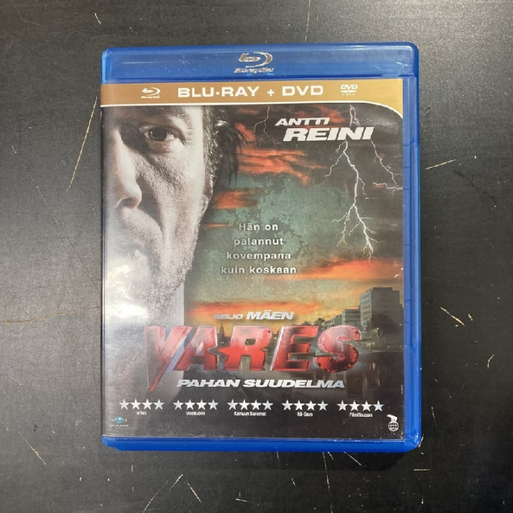 Vares - Pahan suudelma Blu-ray+DVD (M-/M-) -toiminta-