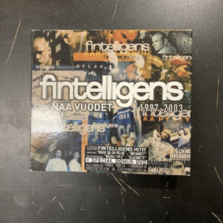 Fintelligens - Nää vuodet 1997-2003 CD+DVD (M-/M-) -hip hop-