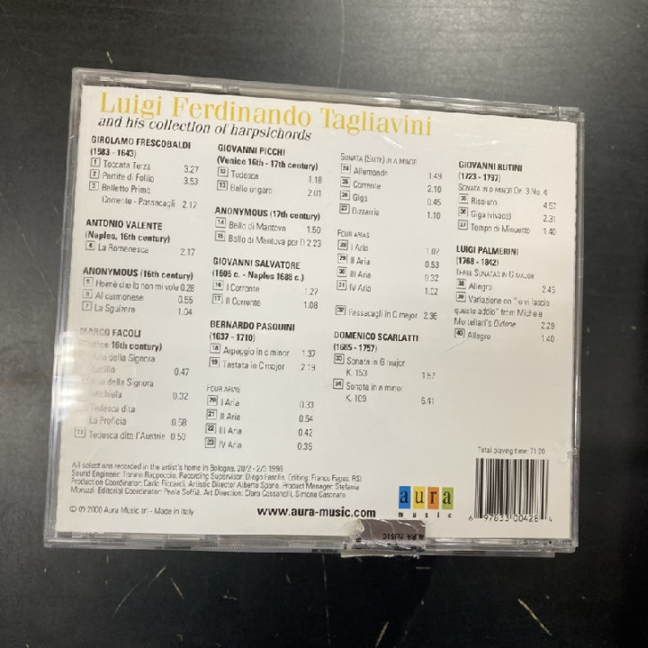 Luigi Ferdinando Tagliavini - And His Collection Of Harpsichords CD (M-/M-) -klassinen-