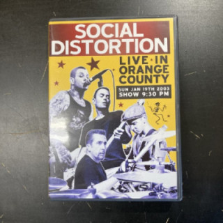 Social Distortion - Live In Orange County DVD (M-/M-) -punk rock-