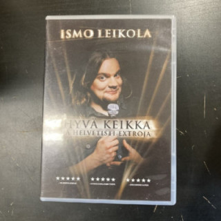 Ismo Leikola - Hyvä keikka ja helvetisti extroja DVD (VG+/M-) -komedia-