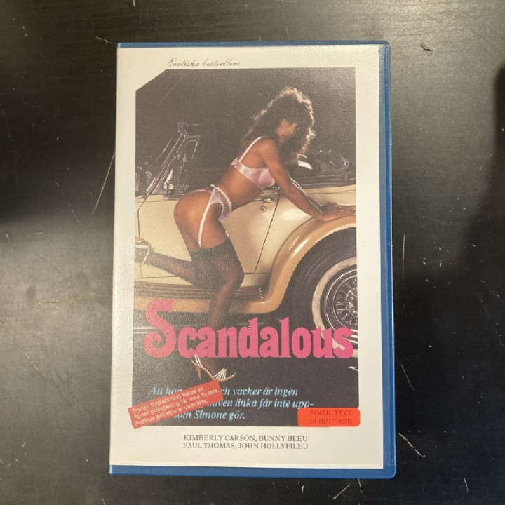 Scandalous / Ebony II VHS (VG+/M-) -aikuisviihde-