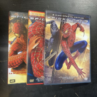 Spider-Man - Hämähäkkimies 1-3 5DVD (VG+-M-/M-) -toiminta-