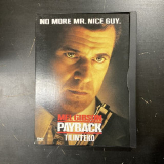 Payback - tilinteko DVD (VG/VG+) -toiminta-