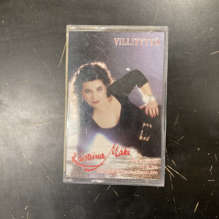 Kristiina Mäki - Villityttö C-kasetti (VG+/M-) -iskelmä-