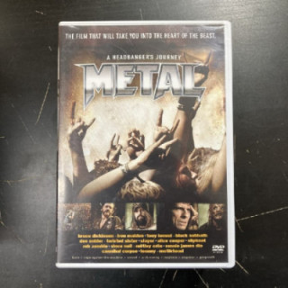 Metal - A Headbanger's Journey DVD (VG+/M-) -dokumentti-