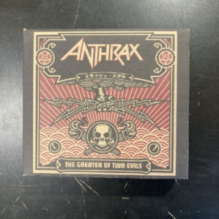 Anthrax - The Greater Of Two Evils (limited edition) 2CD (VG-M-/M-) -thrash metal-