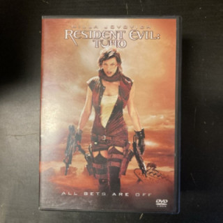 Resident Evil - Tuho DVD (VG+/M-) -toiminta/sci-fi-