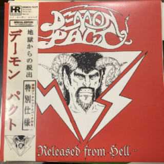 Demon Pact - Released From Hell (GER/2010/splatter vinyl) LP (M-/M-) -heavy metal-