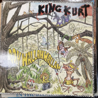 King Kurt - Ooh Wallah Wallah LP (VG+/VG+) -psychobilly-