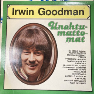 Irwin Goodman - Unohtumattomat LP (VG+/VG+) -pop rock-