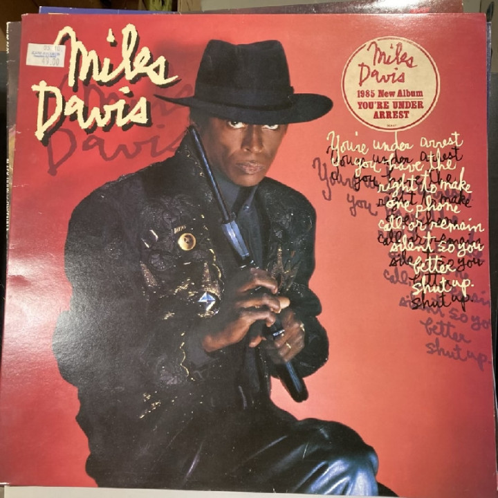 Miles Davis - You're Under Arrest (EU/1985) LP (VG+-M-/M-) -jazz-