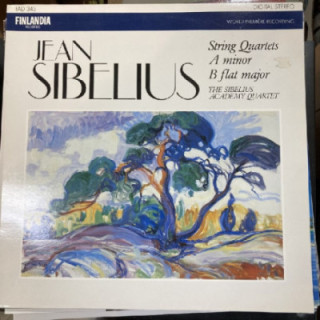 Sibelius - String Quartets In A Minor And B Flat Minor LP (M-/VG+) -klassinen-