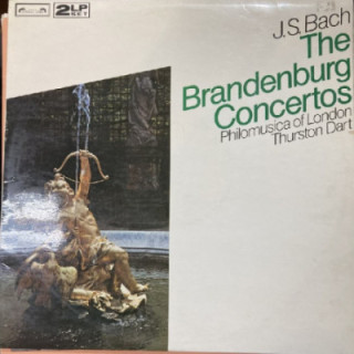 Bach - The Brandenburg Concertos (UK/1977) 2LP (VG+/VG+) -klassinen-