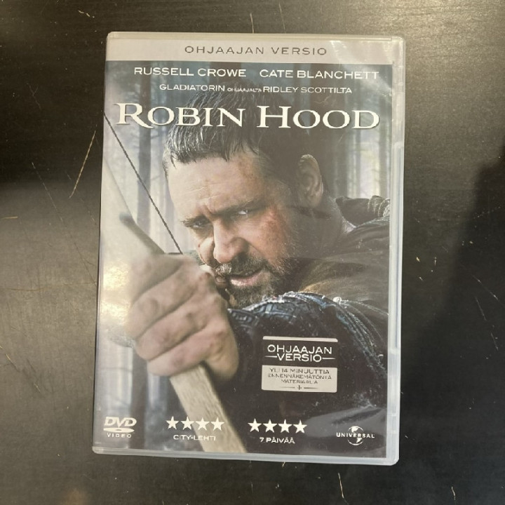 Robin Hood (ohjaajan versio) DVD (VG+/M-) -seikkailu-
