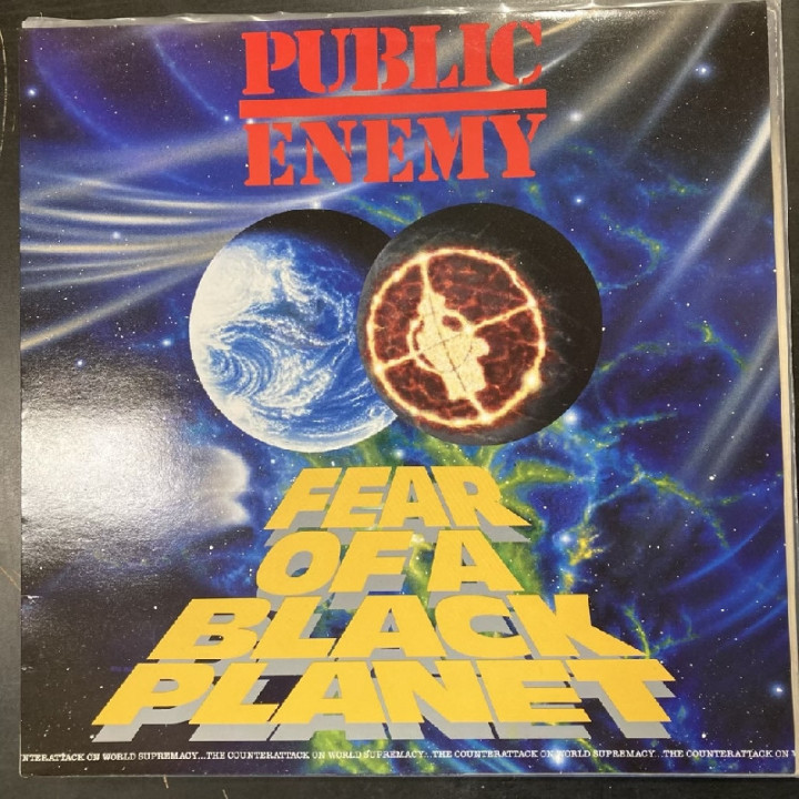 Public Enemy - Fear Of A Black Planet (EU/1990) LP (M-/M-) -hip hop-