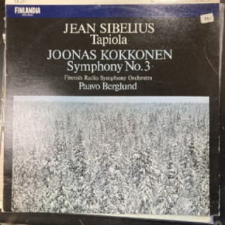 Sibelius / Kokkonen - Tapiola / Symphony No.3 LP (VG+-M-/VG) -klassinen-