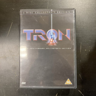 Tron (1982) (20th anniversary collector's edition) 2DVD (VG+/M-) -seikkailu/sci-fi-