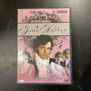 Jane Austen Collection (Ylpeys ja ennakkoluulo / Järki ja tunteet / Mansfield Park / Emma ) 8DVD (VG+-M-/VG+) -draama-