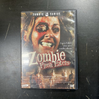 Zombie Flesh Eaters DVD (VG+/M-) -kauhu-