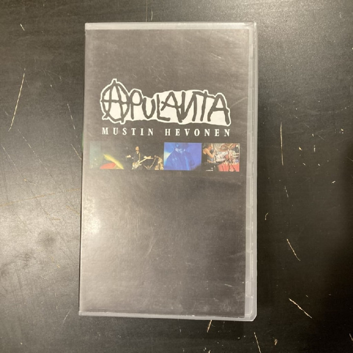 Apulanta - Mustin hevonen VHS (VG+/M-) -alt rock-