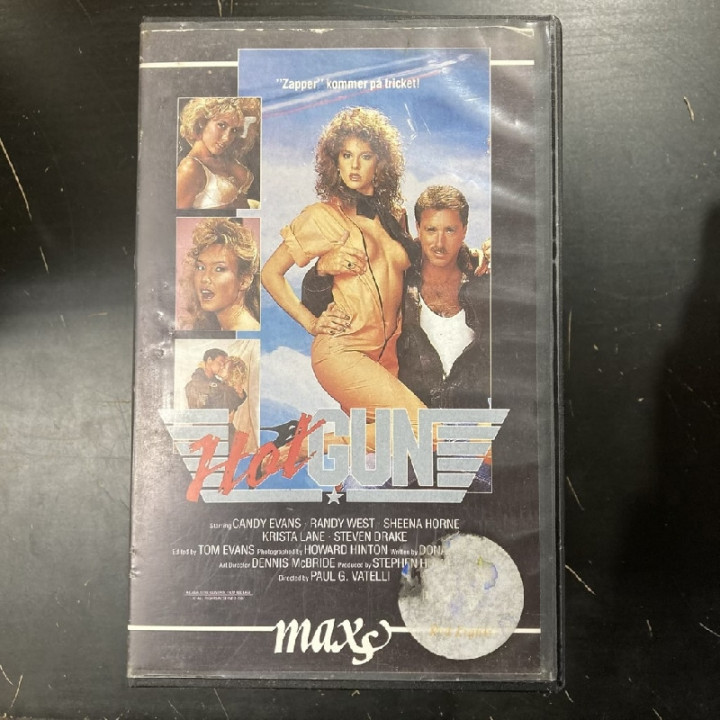 Hot Gun VHS (VG+/VG+) -aikuisviihde-