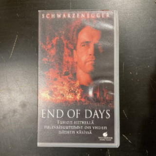 End Of Days VHS (VG+/VG+) -toiminta/kauhu-