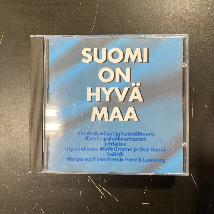 Kaaderilaulajat ja Kadettikuoro - Suomi on hyvä maa CD (VG+/VG+) -sotilasmusiikki-