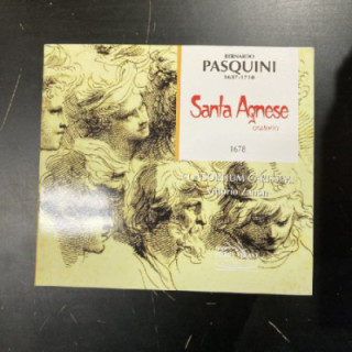 Pasquini - Santa Agnese Oratorio 2CD (M-/VG+) -klassinen-