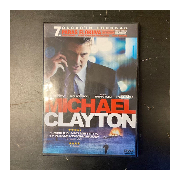 Michael Clayton DVD (VG+/M-) -jännitys-