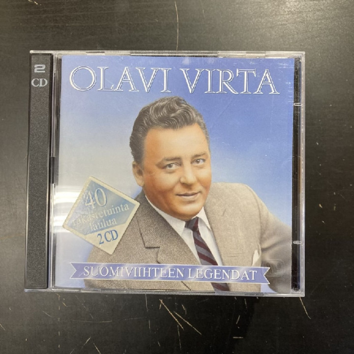Olavi Virta - Suomiviihteen legendat 2CD (VG+-M-/VG+) -iskelmä-