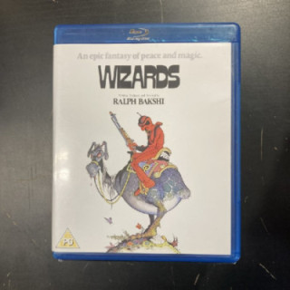 Wizards Blu-ray (M-/M-) -seikkailu/animaatio- (ei suomenkielistä tekstitystä)