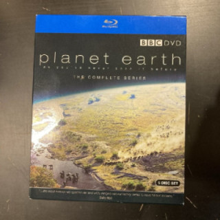 Planet Earth - The Complete Series Blu-ray (VG+-M-/VG+) -tv-sarja- (ei suomenkielistä tekstitystä)