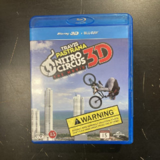 Nitro Circus 3D - The Movie Blu-ray 3D+Blu-ray (M-/M-) -toiminta/komedia-
