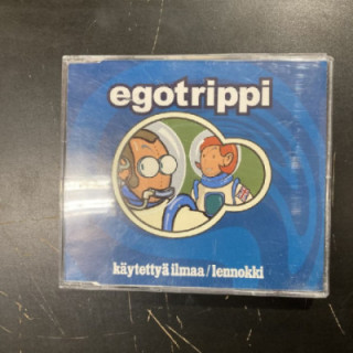 Egotrippi - Käytettyä ilmaa / Lennokki CDS (VG+/M-) -pop rock-
