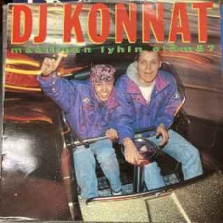 DJ Konnat - Maailman lyhin elämä? LP (VG+-M-/VG+) -dance-