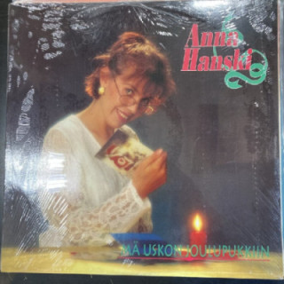 Anna Hanski - Mä uskon joulupukkiin LP (avaamaton) -joululevy-